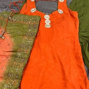 Punjabi sleeveless suit